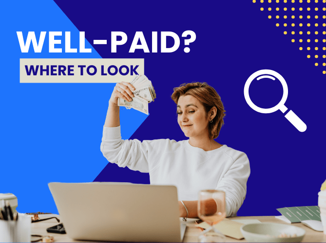 digital marketing specialist having a well-paid remote job