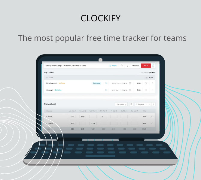 how to track time during projects infographic