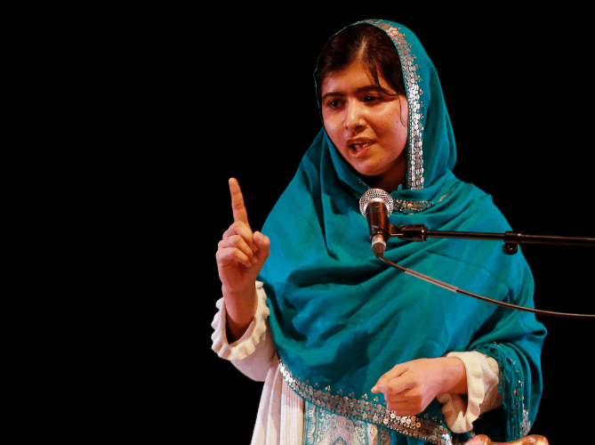 Malala Yousafzai - women's rights leader
