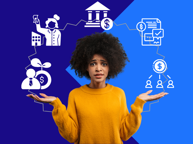 an entrepreneur cannot decide on the financing of her business