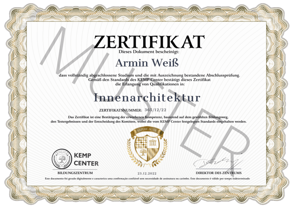 KEMP Center Certificates ENDEFRPL 4