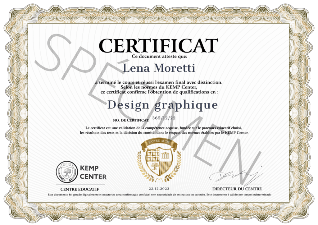 KEMP Center Certificates ENDEFRPL 7