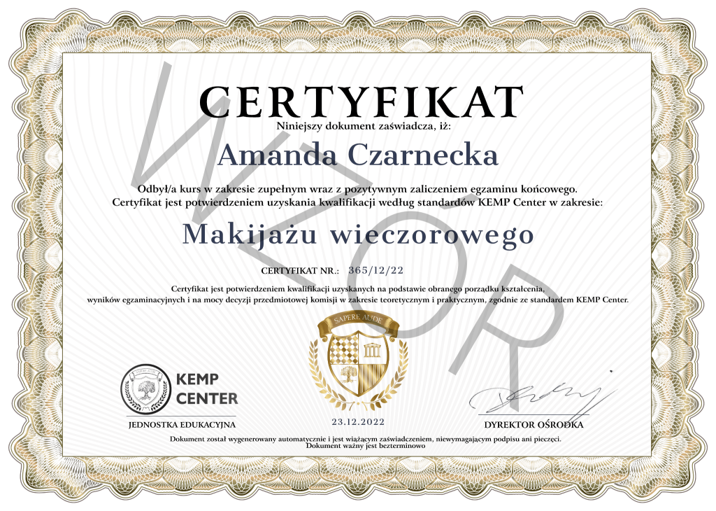 Certyfikat KEMP PL z obrazu 3 1