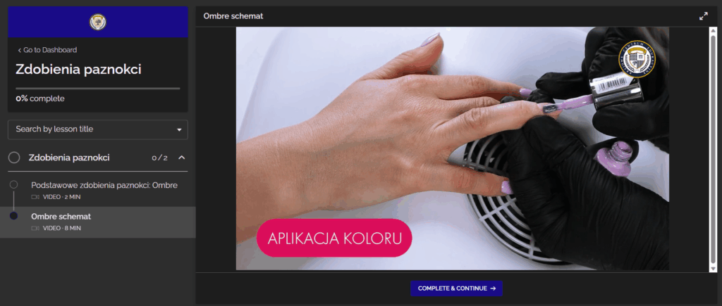 Screen platforma nail art 1