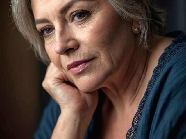 mother, mom, woman, motherhood, reflect, reflective, mature, portrait, ai generated