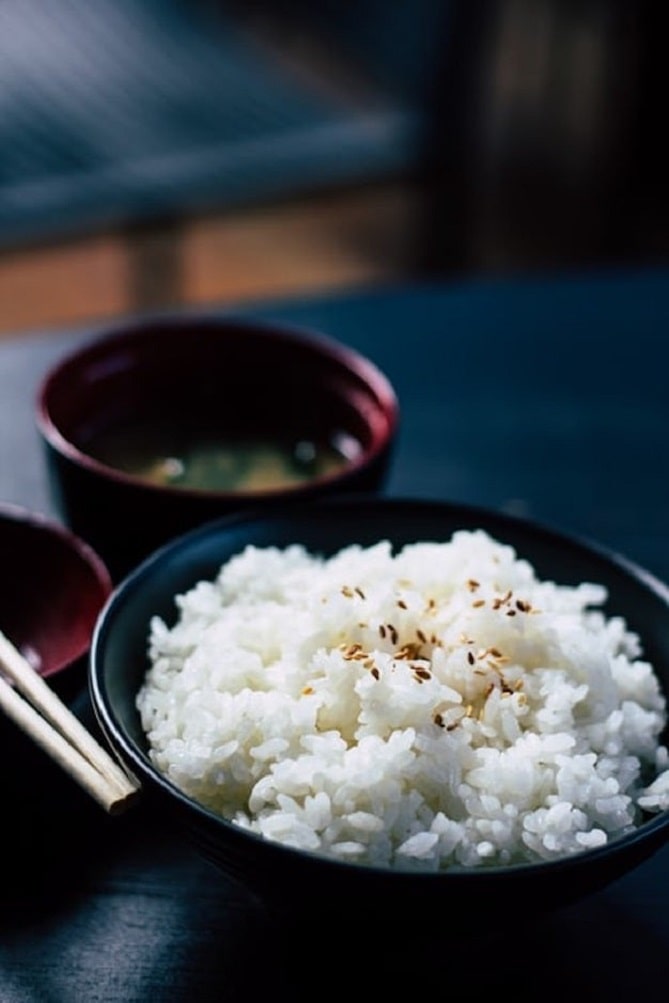 Uma tigela de arroz