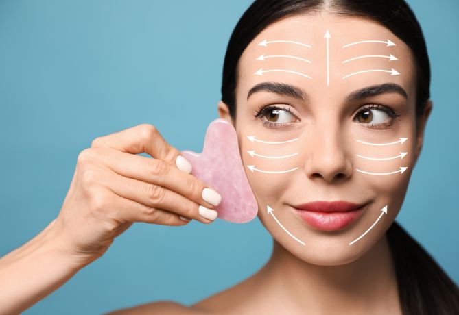 Como usar uma pedra de massagem facial?