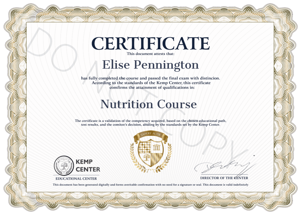 Emilia Blysz Certificate ENG 12